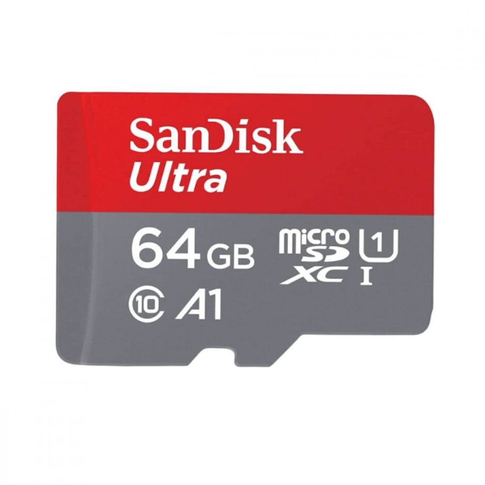 سانديسك بطاقة ذاكرة الترا مايكرو اس دي بسرعة 80 MB/s - سعة 64 جيجا بايت