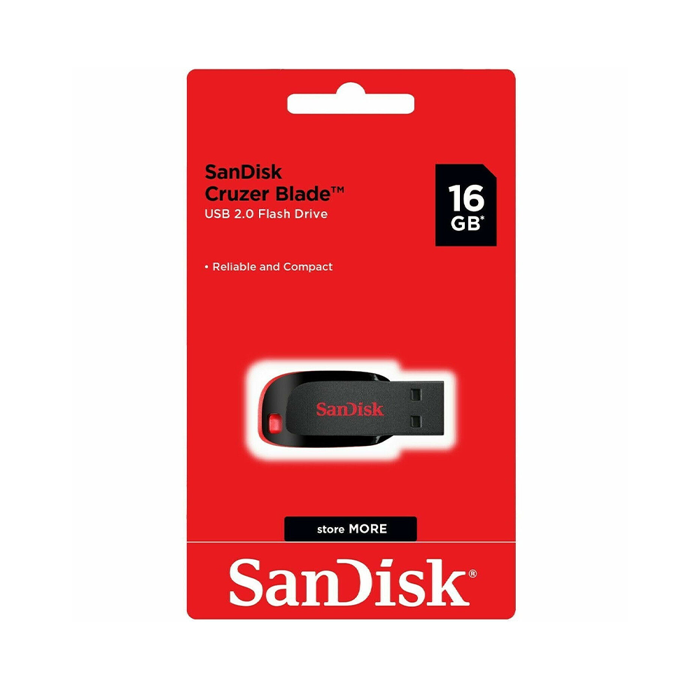 سانديسك فلاش محمول USB- سعة 16جيجا بايت