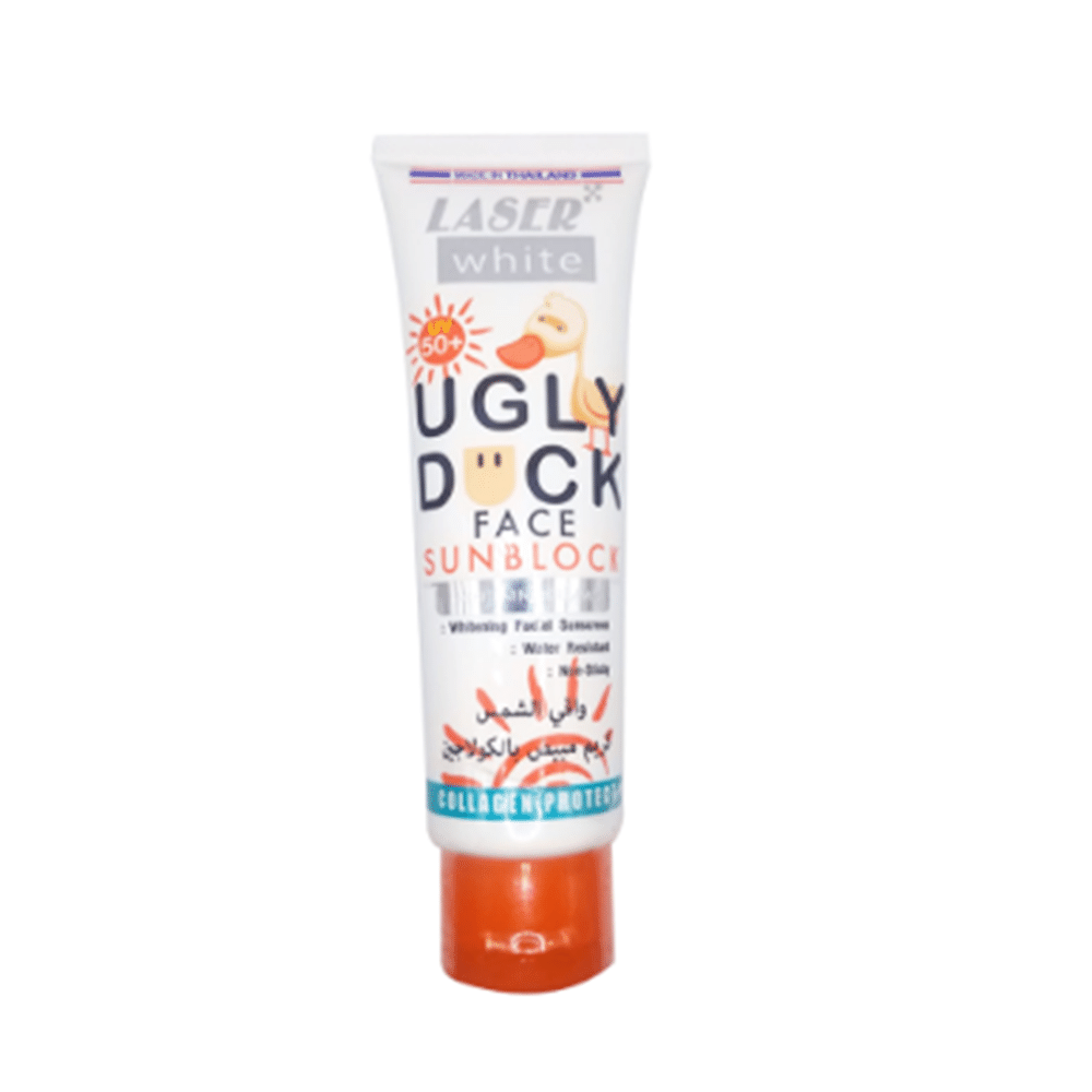 ليزر وايت كريم مبيض بالكولاجين للبشرة مع واقي شمسي SPF 50 - سعة 100 جم