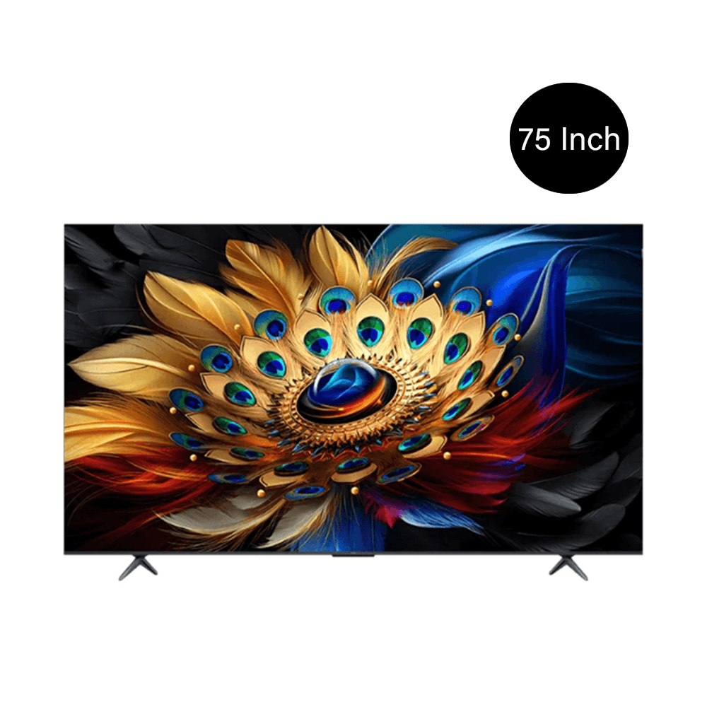 TCL تلفزيون سمارت بشاشة LCD وبتقنية 4K HDR موديل C655 - حجم 75 بوصة
