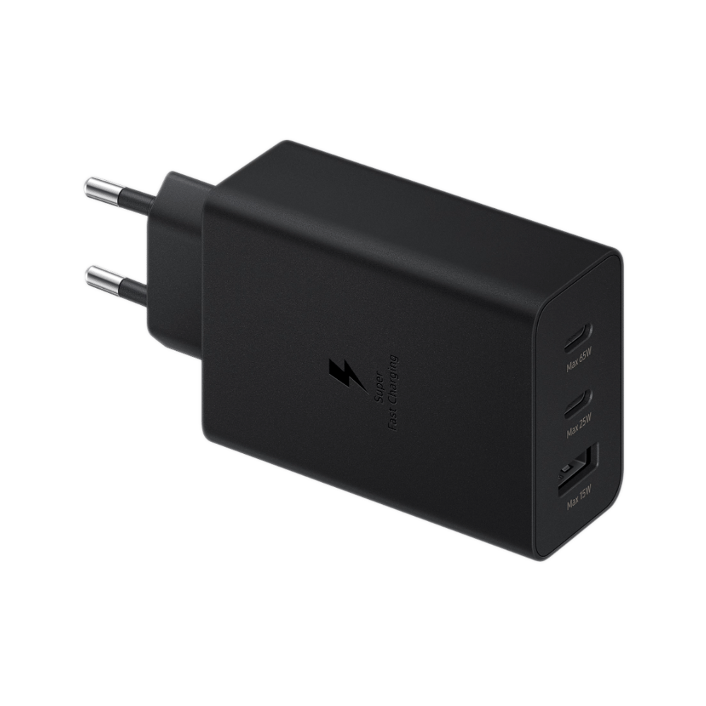 سامسونج شاحن ثلاثي سريع موديل EP-T6530N - قوة 65 واط