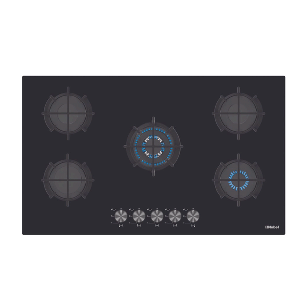 طباخة غاز نوبل 5 شعلات - موديل NBH9502GH