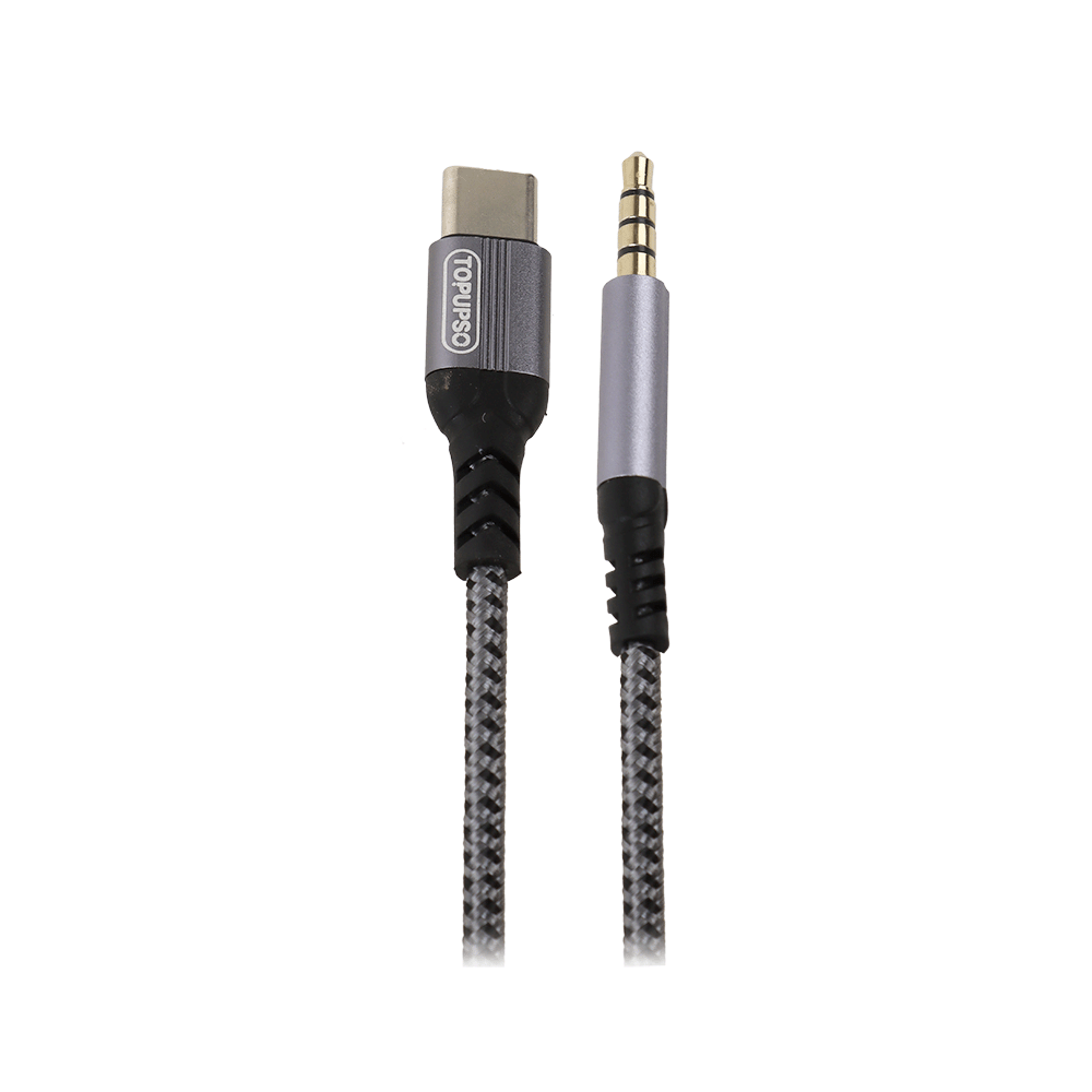 توب ابسو اوكس كابل شحن تايبسي 3.5 mm - أسود