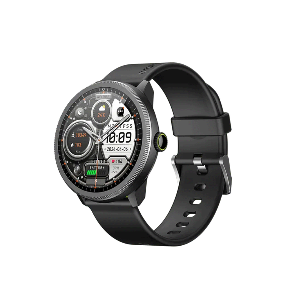 اورايمو ساعه لمس Watch 5R شاشة AMOLED مقاس 1.43 بوصةذكية مقاومة للماء IP68 - أسود