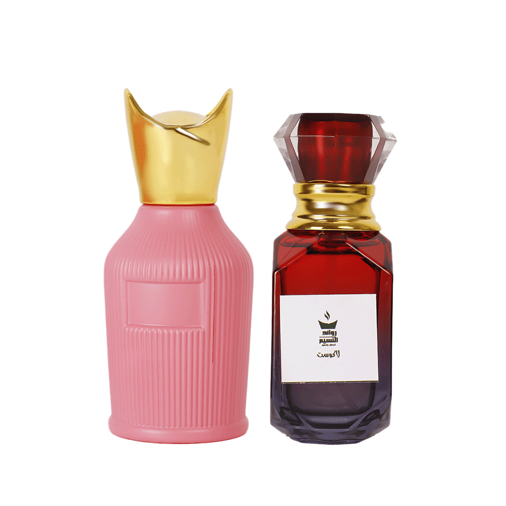 باكج روائح النسيم عطر لهب النسائي درجة تانية مع عطر لاكوست الرجالي 