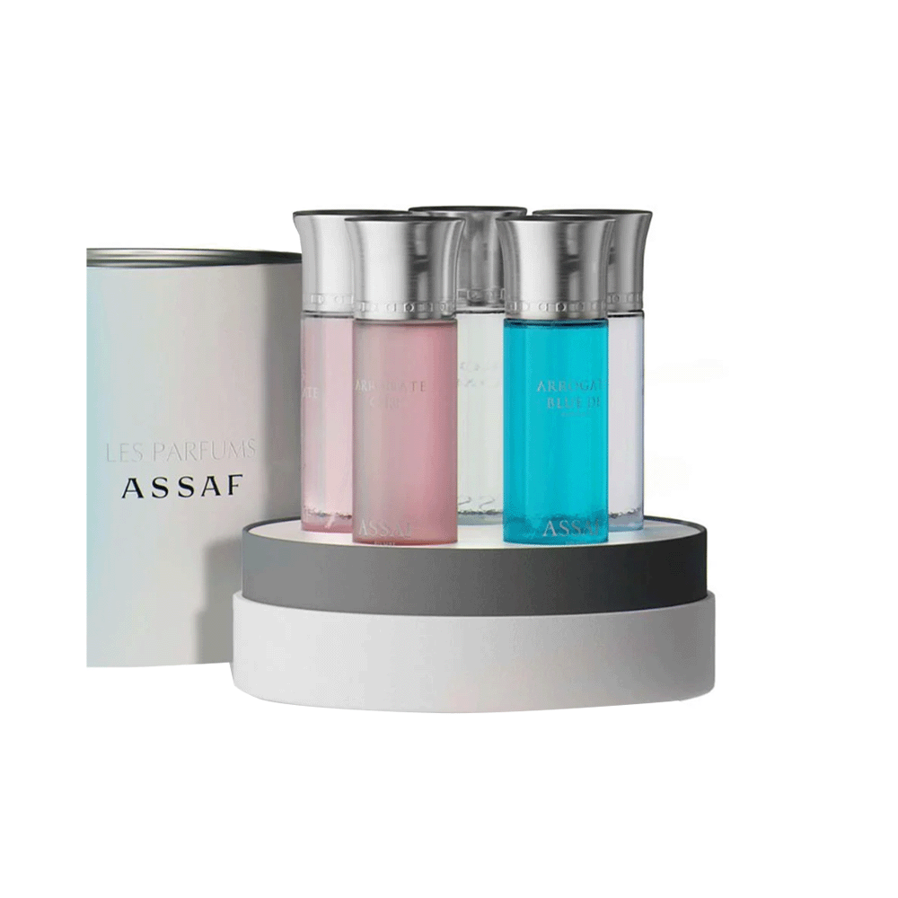 مجموعة عطرعساف أروقيت بوكس 5 قطع × 5 مل نسائي