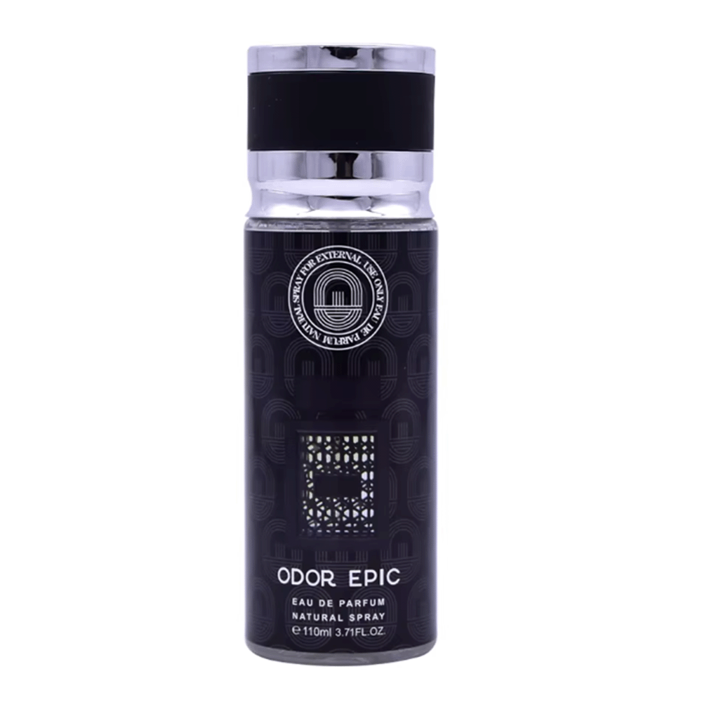 معطر الجسم إيبيك رايف ناو الأسود المنقوش أودي بارفان للجنسين – 110 مل