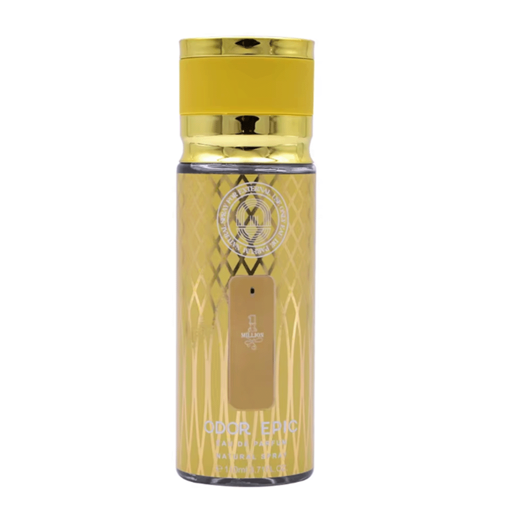 معطر الجسم أودور إيبيك مليون الذهبي رائحة فخامة أودي بارفان رجالي – 110 مل