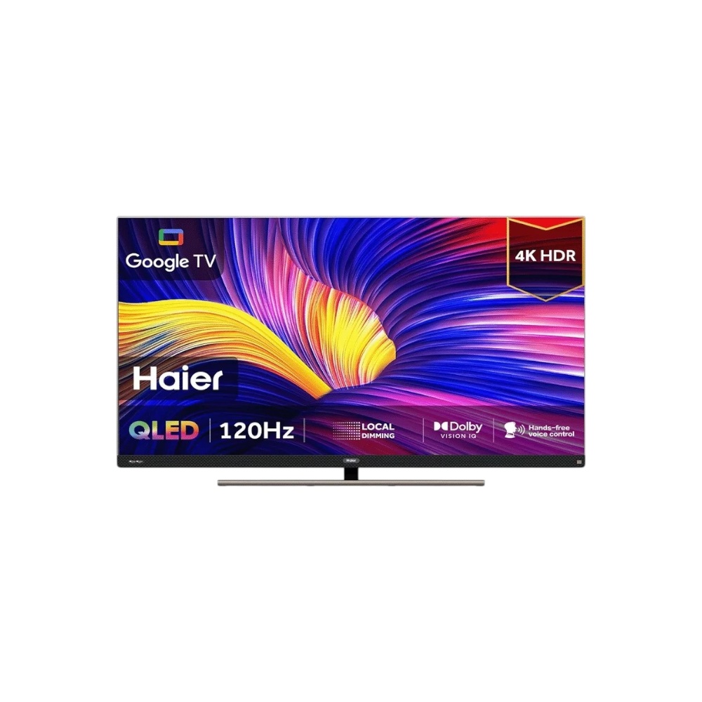 هاير تلفزيون 55 بوصة سمارت 4K بقوة 130 وات موديل H50P751UX - أسود