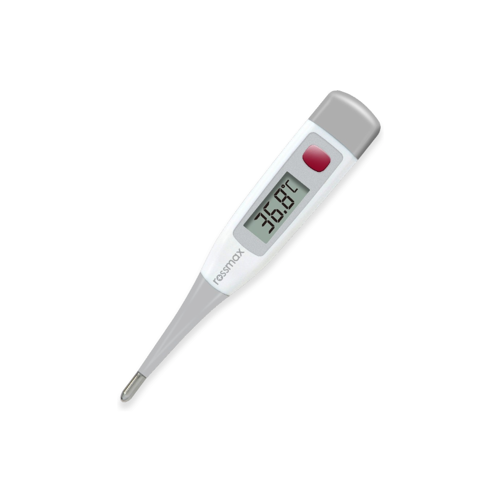 روزماكس ترمومتر رقمي ذو طرف مرن قياس دقيق في 10 ثواني موديل TG380 - أبيض