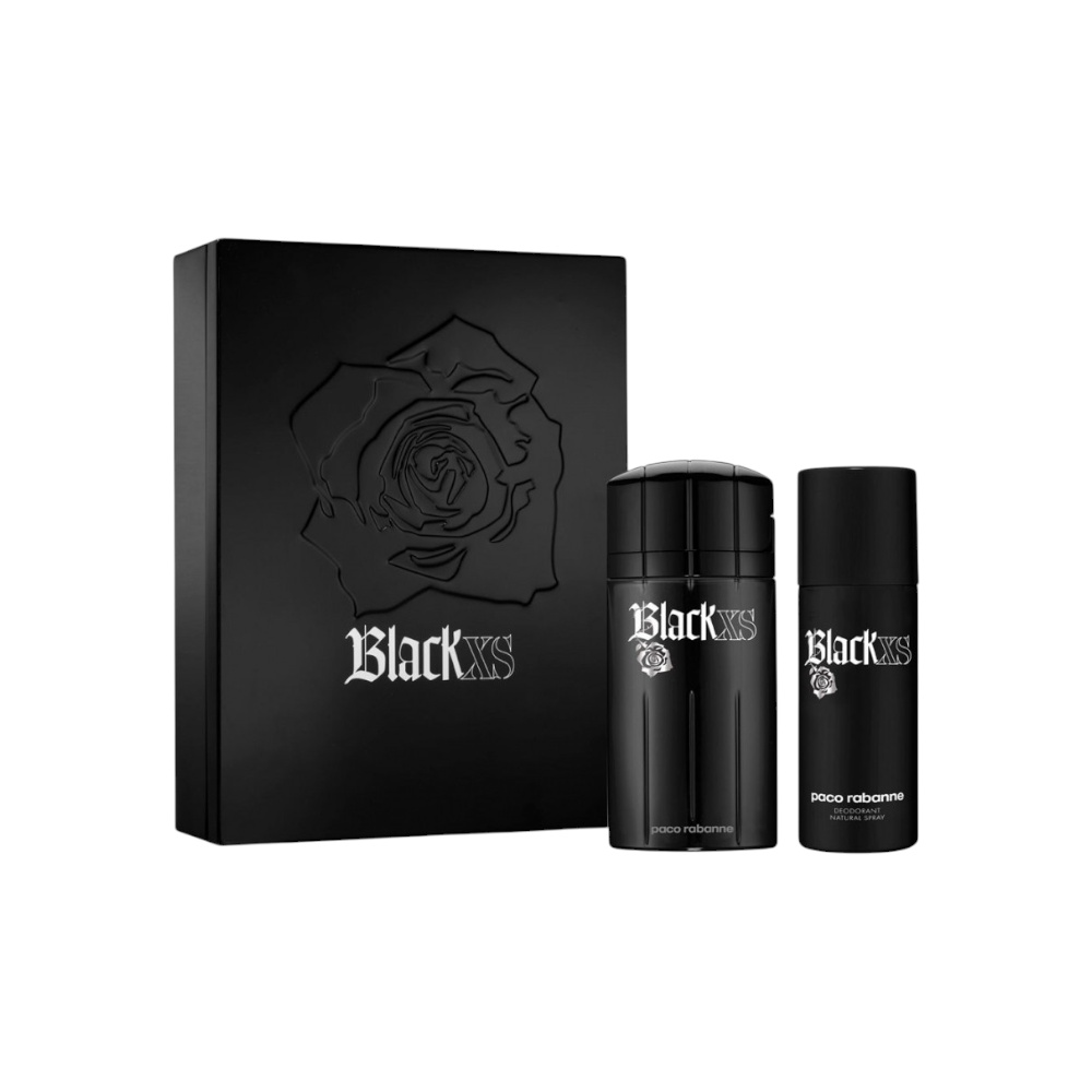 باكو رابان مجموعة عطر بلاك إكس إس الأصلي للرجال 100 مل + مزيل عرق 150 مل