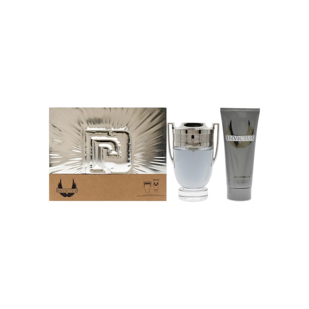 باكو رابان مجموعة عطر انفيكتوس أو دي تواليت الأصلي للرجال 100 مل + شامبو 100 مل 