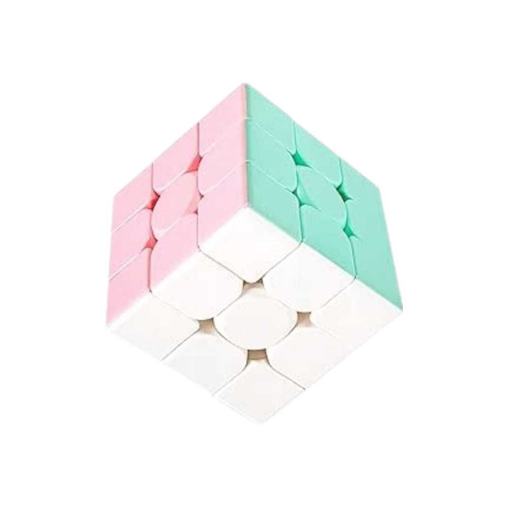 مكعب السرعة 3x3 بدون ملصقات لعبة للأطفال بأبعاد 5.5*5.5*0.1 سم - متعدد الألوان
