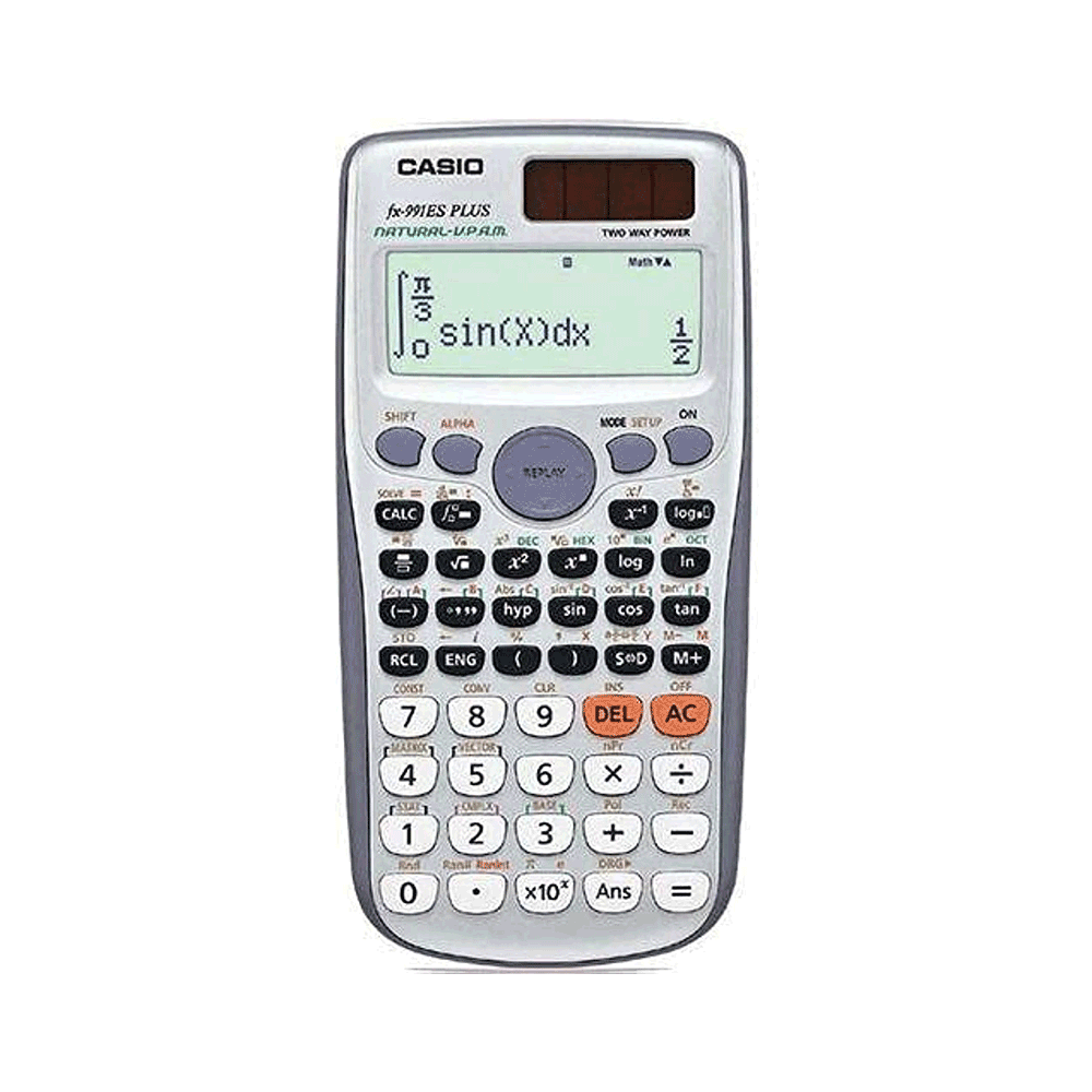آلة حاسبة علمية كاسيو موديل FX-991ES Plus - رمادي