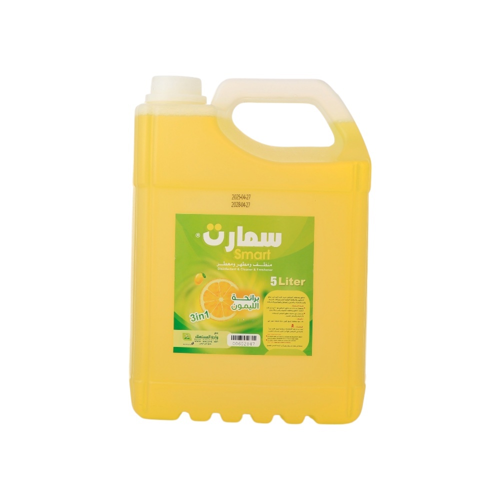 منظف ومعطر ومطهر سمارت برائحة الليمون- 5 لتر