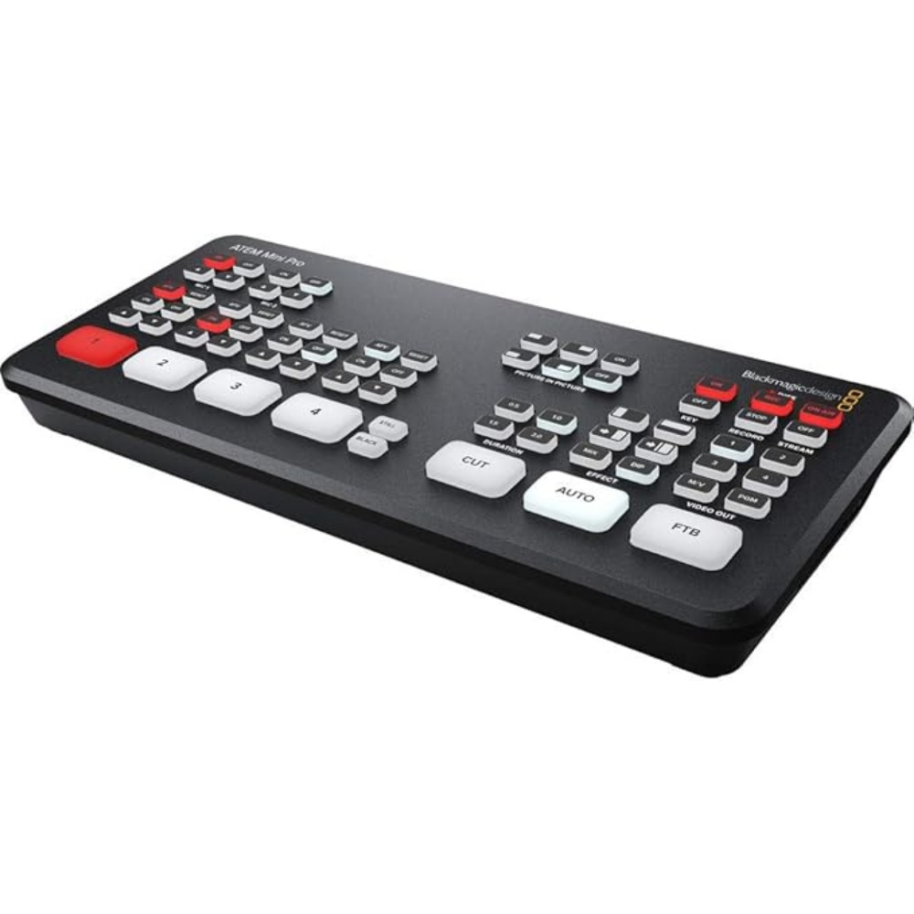 مكسر فيديو بلاك ماجيك برو 4 مدخل Blackmagic atem mini pro