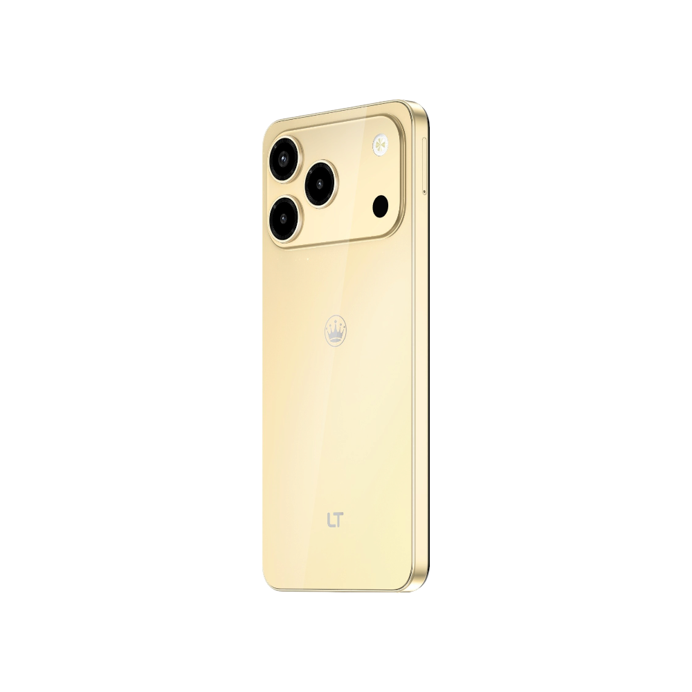 جوال محمول ال تي 17 شريحتين بذاكرة 256 جيجابايت ورام 6+6 جيجابايت -golden