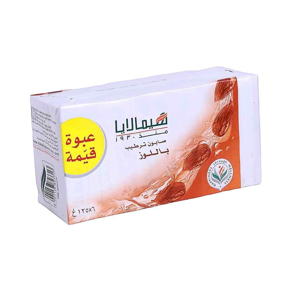 صابون ترطيب باللوز من هيمالايا - 6 قطع × 125 جم