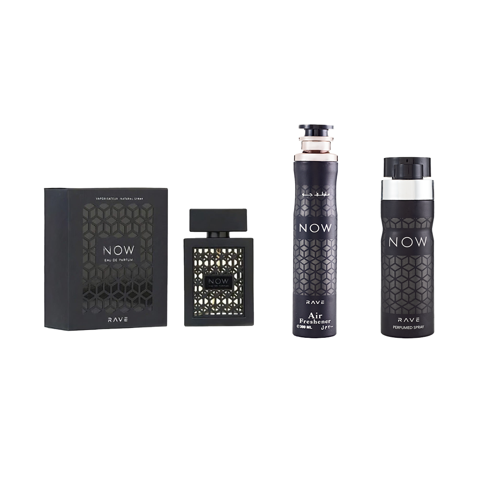 باكج ريف ناو معطر جو 300مل + معطر جسم رجالي 200مل + عطر رجالي 100مل