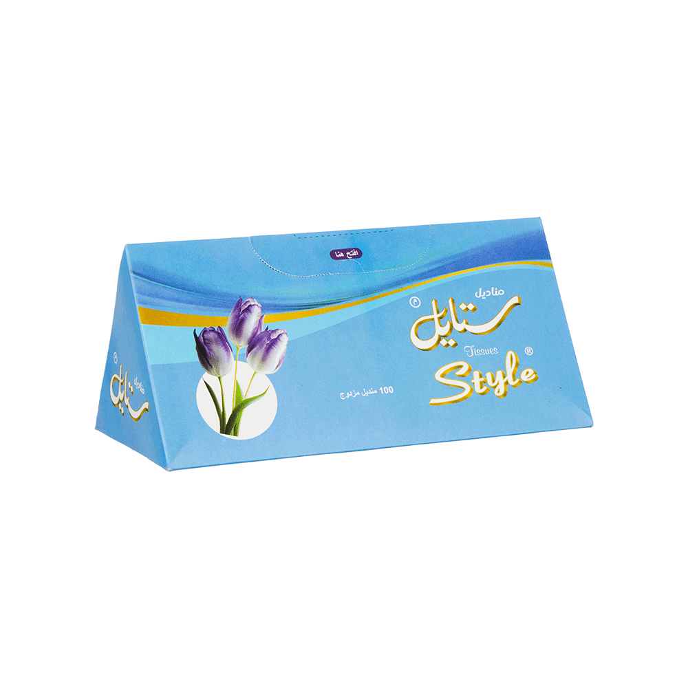 مناديل ستايل - 100 منديل مزدوج