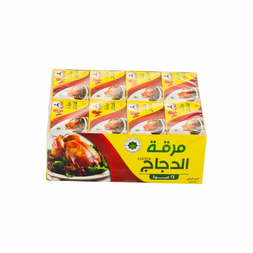 افندينا مرقة دجاج بواكت 24 عبوة - 480 جم 