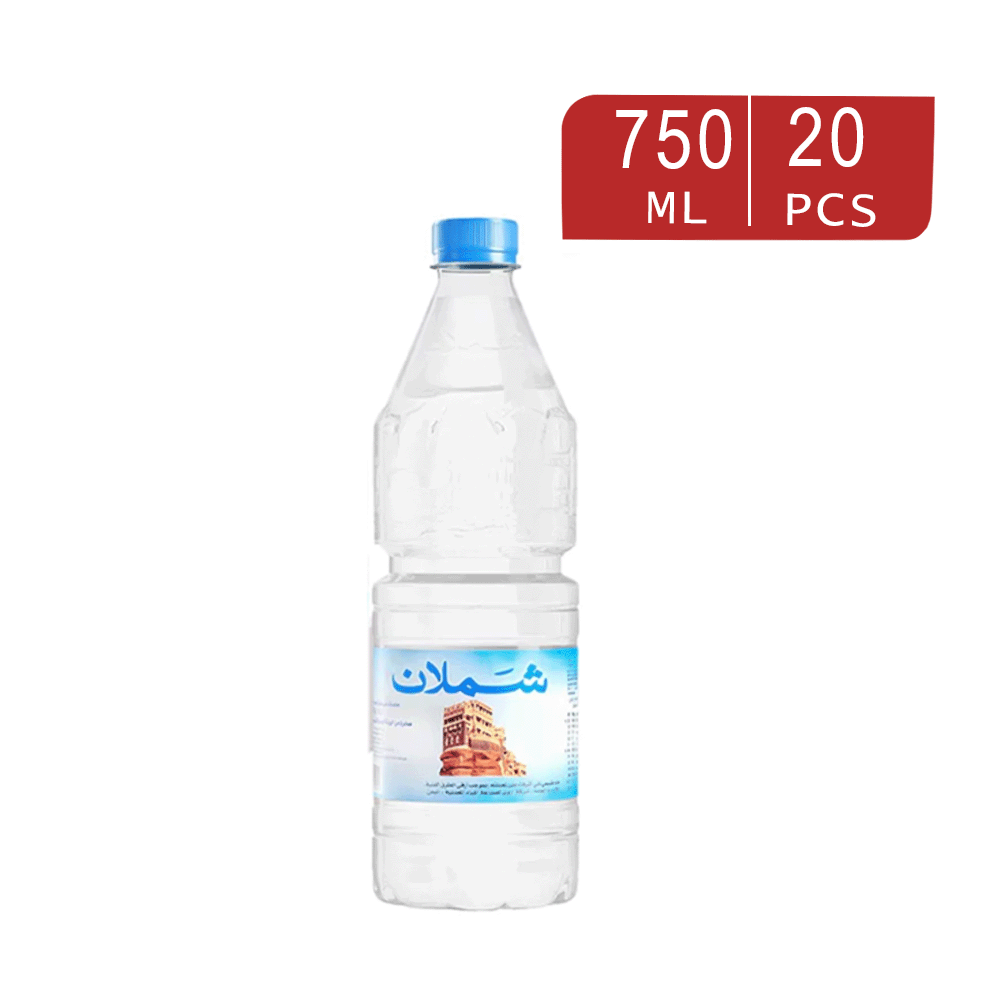 شملان مياه شرب نقية سعة 750 مل - عدد 20 عبوة